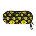 Manipura Chakra Pattern Print Glasses Case