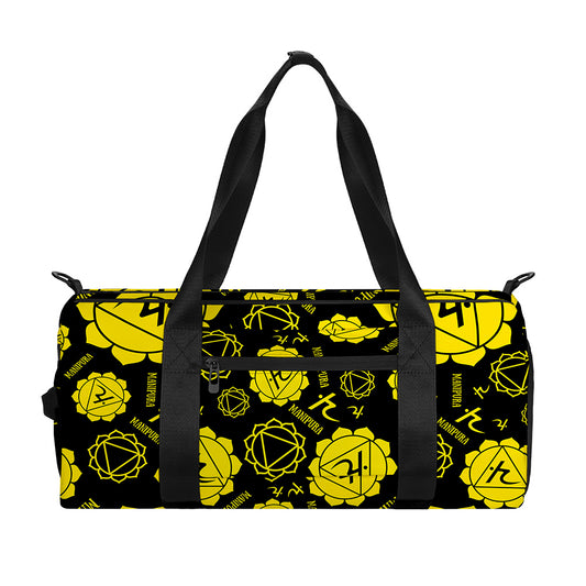 Manipura Chakra Pattern Print Gym Bag