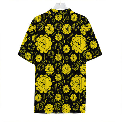 Manipura Chakra Pattern Print Hawaiian Shirt