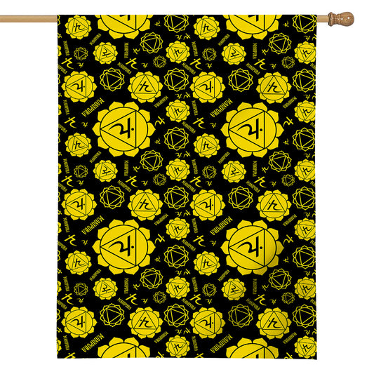 Manipura Chakra Pattern Print House Flag