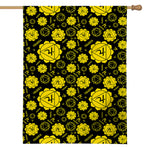 Manipura Chakra Pattern Print House Flag