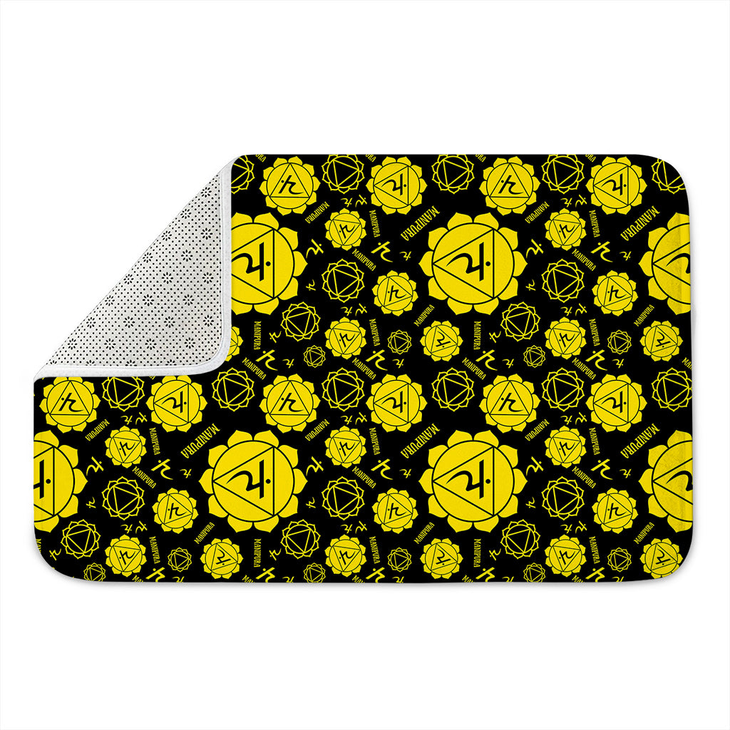 Manipura Chakra Pattern Print Indoor Door Mat