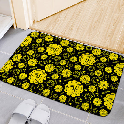 Manipura Chakra Pattern Print Indoor Door Mat