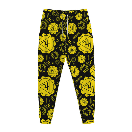 Manipura Chakra Pattern Print Jogger Pants