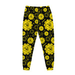 Manipura Chakra Pattern Print Jogger Pants