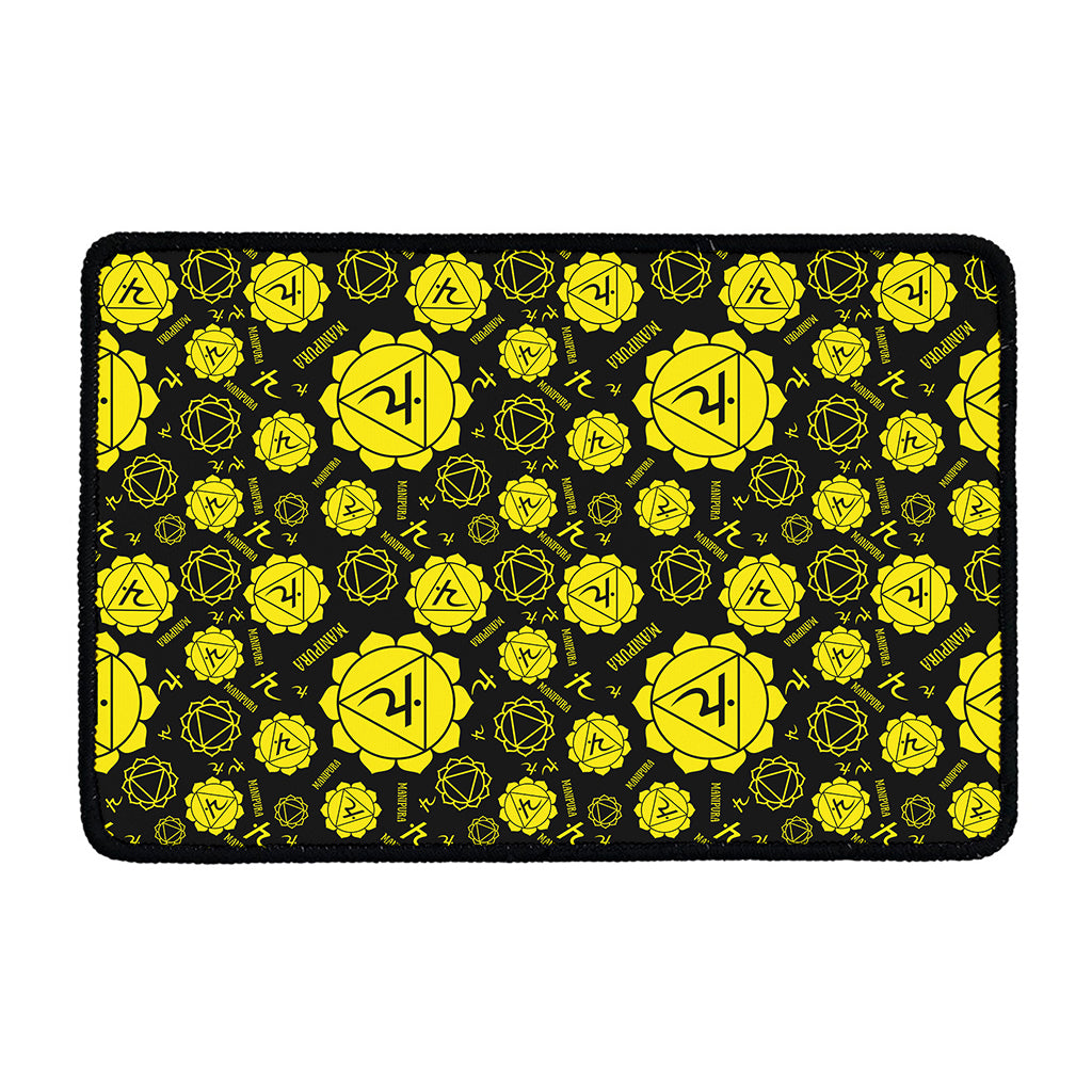 Manipura Chakra Pattern Print Kitchen Mat