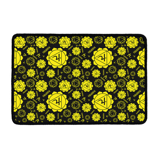 Manipura Chakra Pattern Print Kitchen Mat