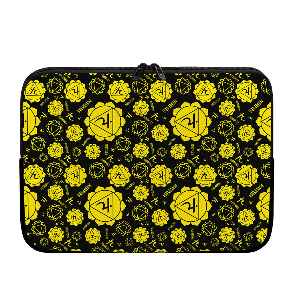 Manipura Chakra Pattern Print Laptop Sleeve