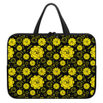Manipura Chakra Pattern Print Laptop Sleeve With Handle