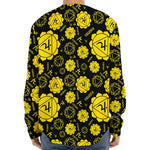 Manipura Chakra Pattern Print Long Sleeve Baseball Jersey