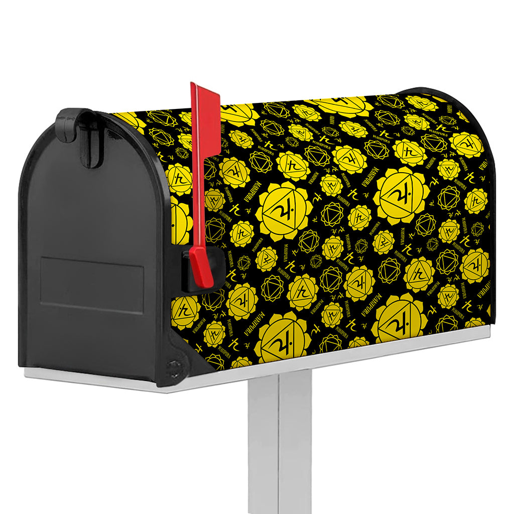 Manipura Chakra Pattern Print Mailbox Cover