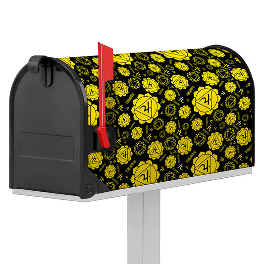 Manipura Chakra Pattern Print Mailbox Cover