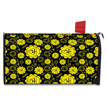 Manipura Chakra Pattern Print Mailbox Cover