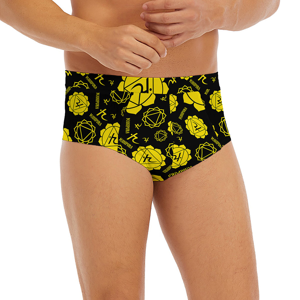 Manipura Chakra Pattern Print Men's Briefs