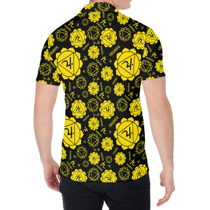 Manipura Chakra Pattern Print Men's Shirt