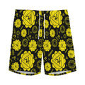 Manipura Chakra Pattern Print Men's Athletic Shorts
