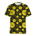 Manipura Chakra Pattern Print Men's Athletic T-Shirt