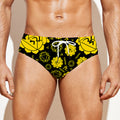 Manipura Chakra Pattern Print Men's Swim Briefs