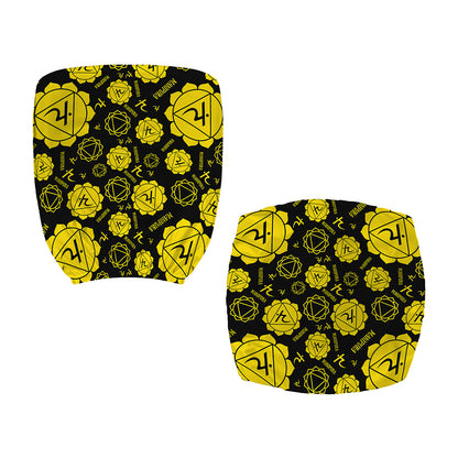 Manipura Chakra Pattern Print Office Chair Cover