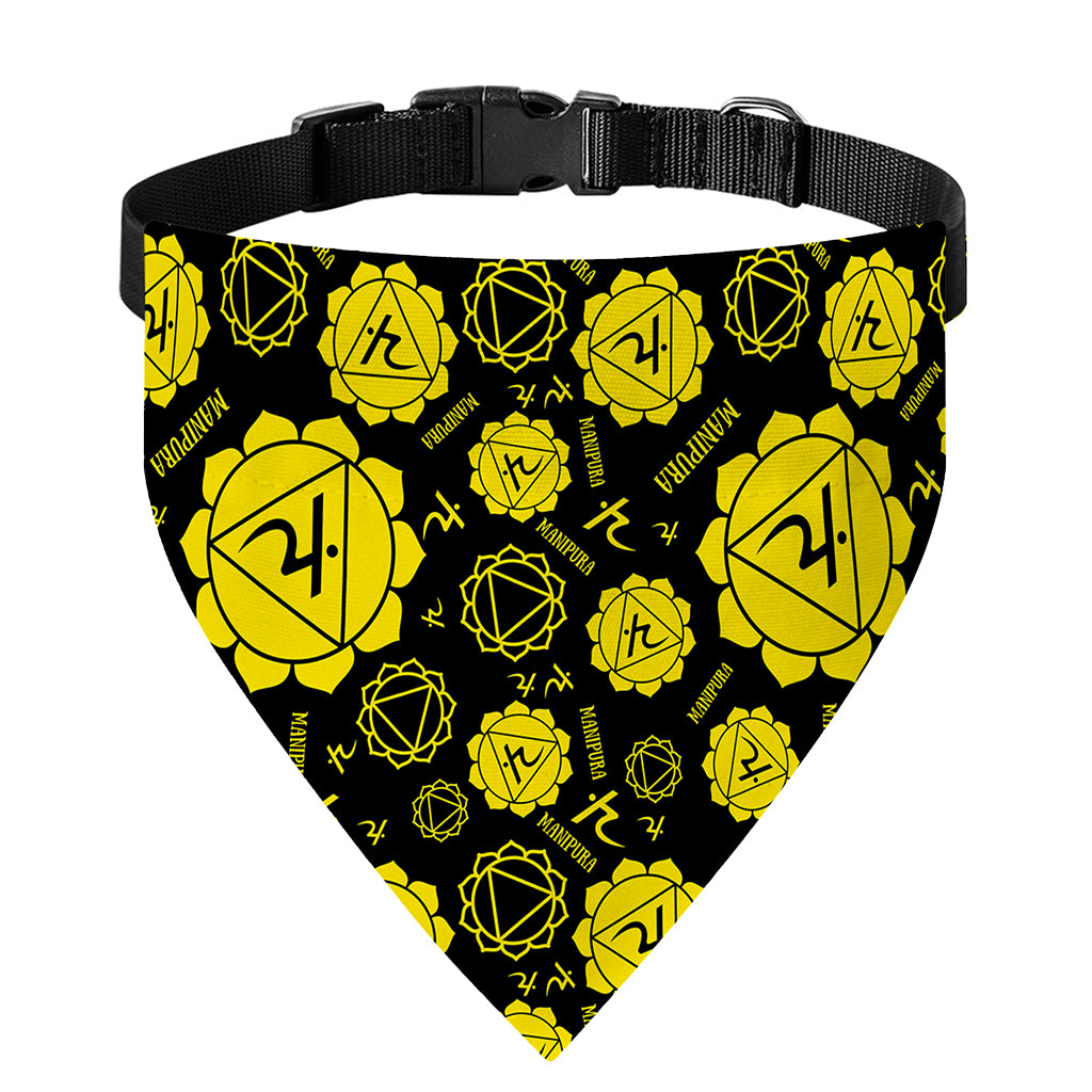 Manipura Chakra Pattern Print Over The Collar Dog Bandana