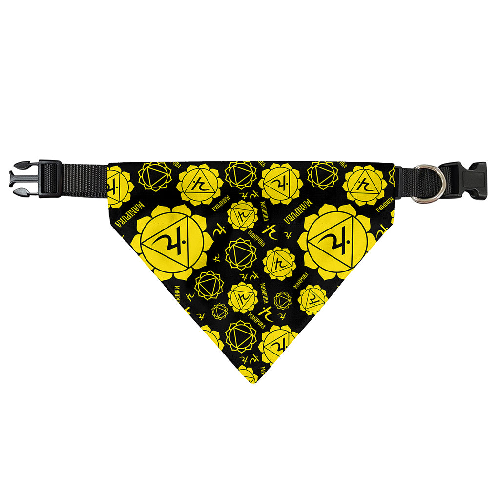 Manipura Chakra Pattern Print Over The Collar Dog Bandana