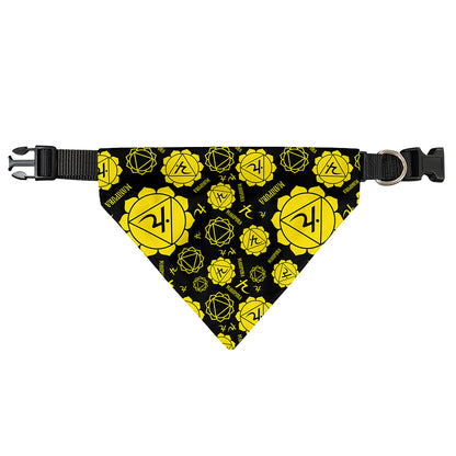 Manipura Chakra Pattern Print Over The Collar Dog Bandana