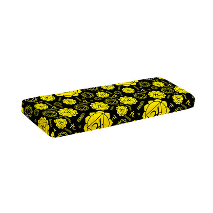 Manipura Chakra Pattern Print Piano Keyboard Cover