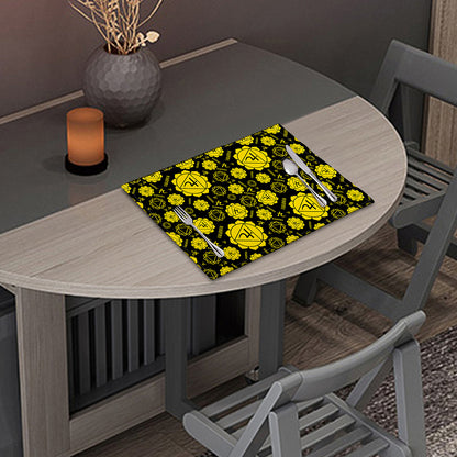 Manipura Chakra Pattern Print Placemat