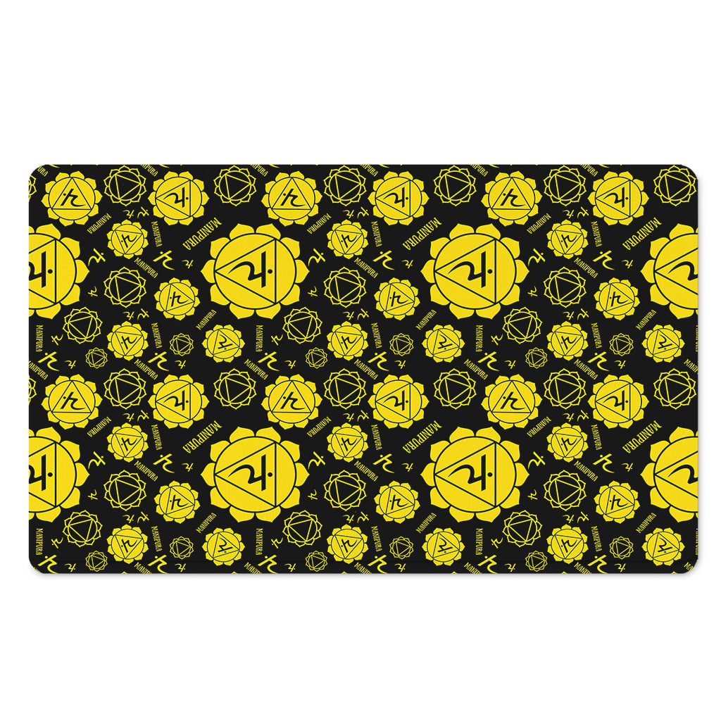 Manipura Chakra Pattern Print Polyester Doormat