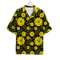Manipura Chakra Pattern Print Rayon Hawaiian Shirt