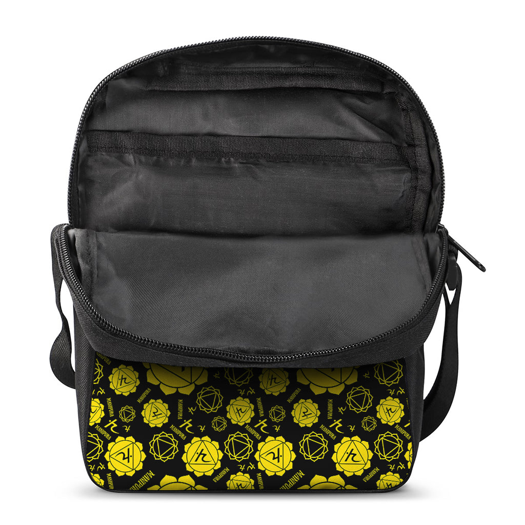 Manipura Chakra Pattern Print Rectangular Crossbody Bag