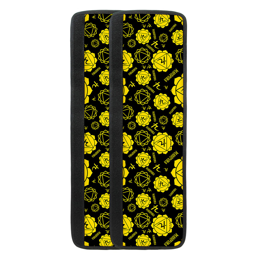 Manipura Chakra Pattern Print Refrigerator Handle Covers