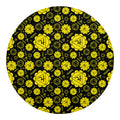 Manipura Chakra Pattern Print Round Blanket