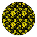 Manipura Chakra Pattern Print Round Floor Mat