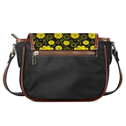 Manipura Chakra Pattern Print Saddle Bag