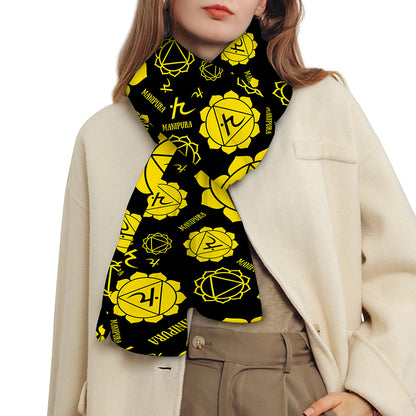 Manipura Chakra Pattern Print Scarf