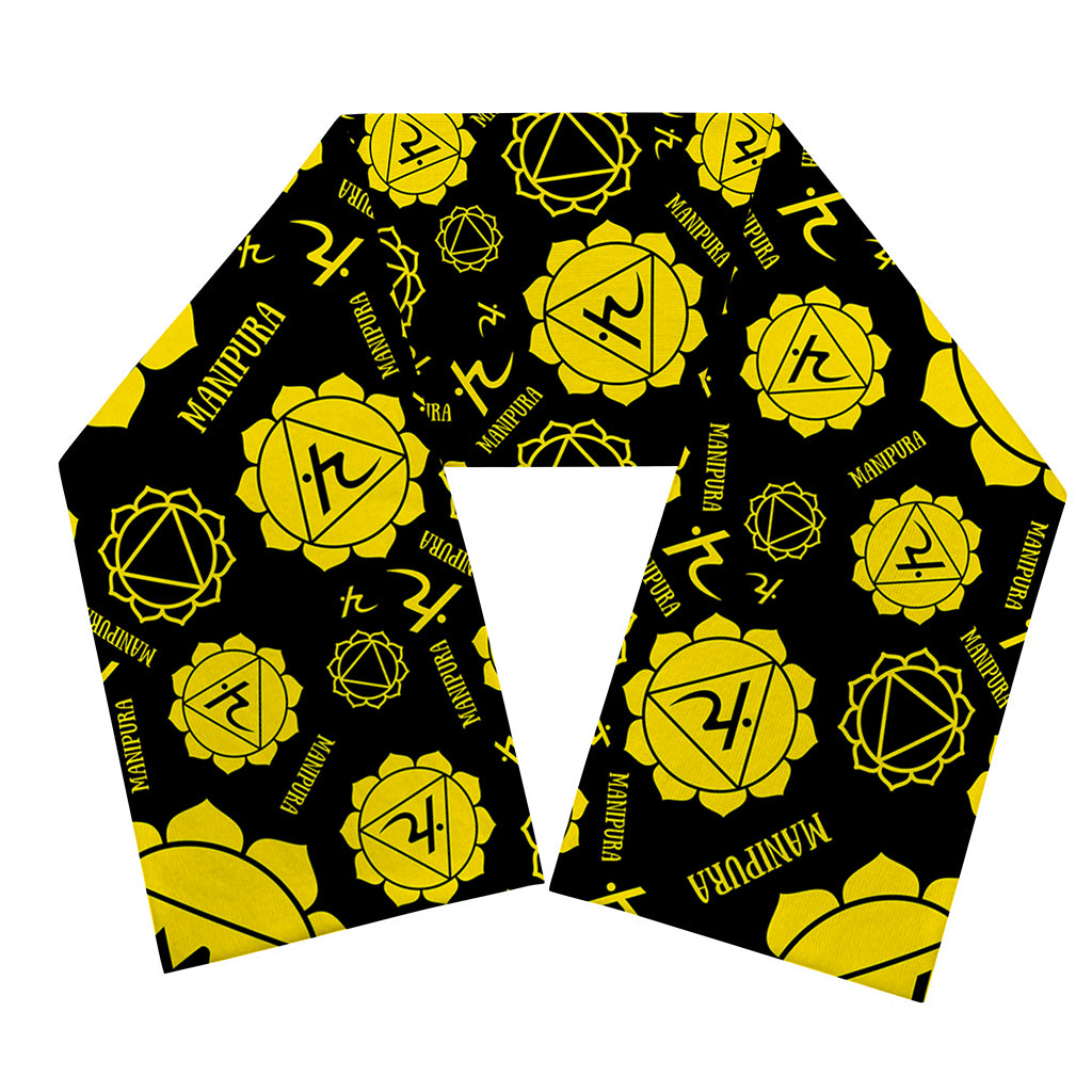 Manipura Chakra Pattern Print Scarf