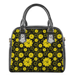 Manipura Chakra Pattern Print Shoulder Handbag