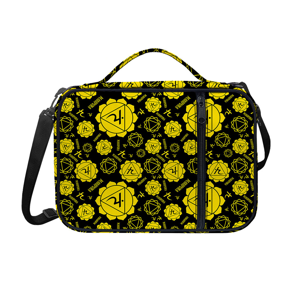 Manipura Chakra Pattern Print Shoulder Strap Bible Bag