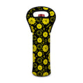 Manipura Chakra Pattern Print Single Neoprene Wine Tote