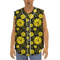 Manipura Chakra Pattern Print Sleeveless Baseball Jersey
