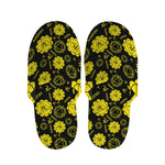 Manipura Chakra Pattern Print Slippers