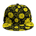 Manipura Chakra Pattern Print Snapback Cap