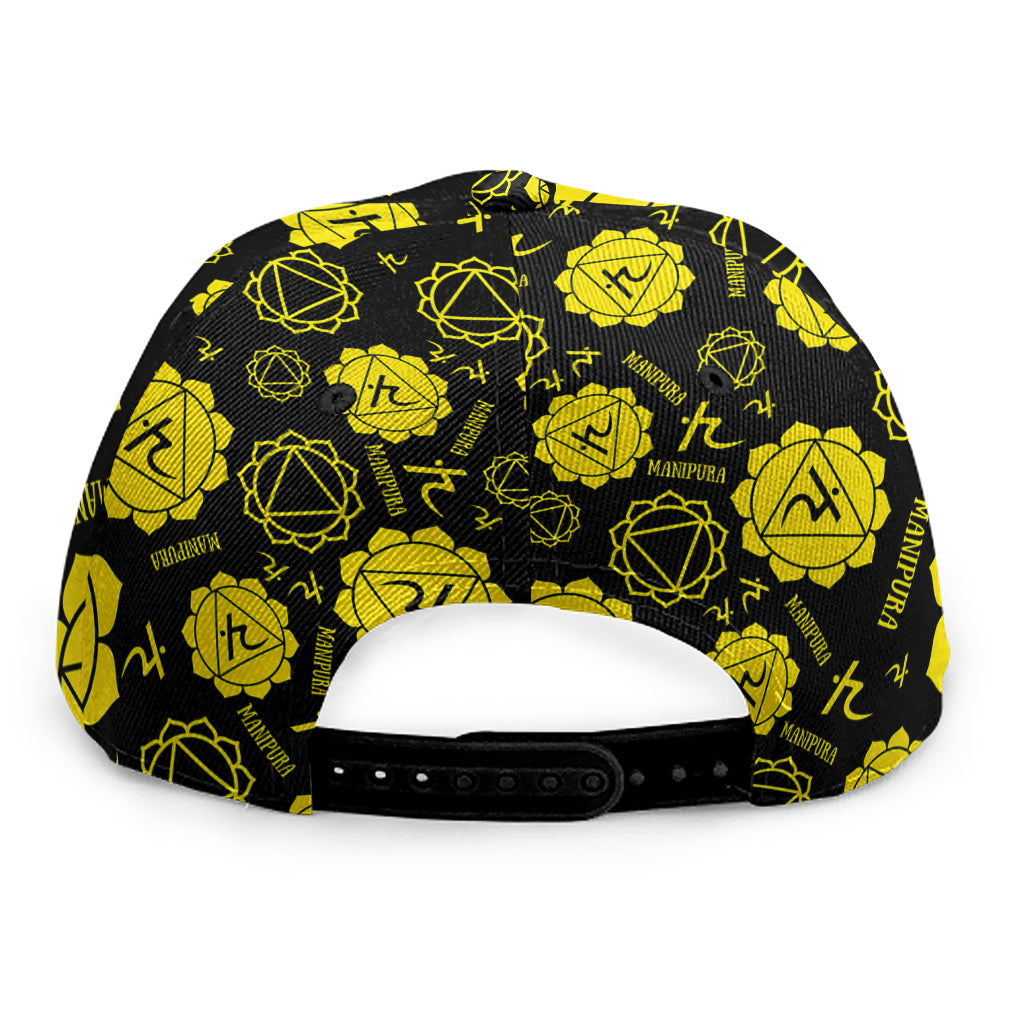 Manipura Chakra Pattern Print Snapback Cap