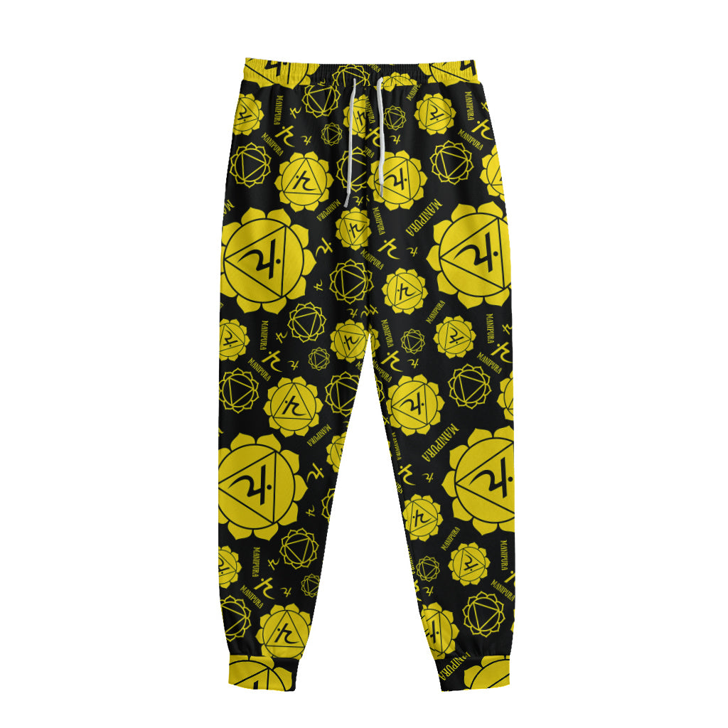 Manipura Chakra Pattern Print Sweatpants