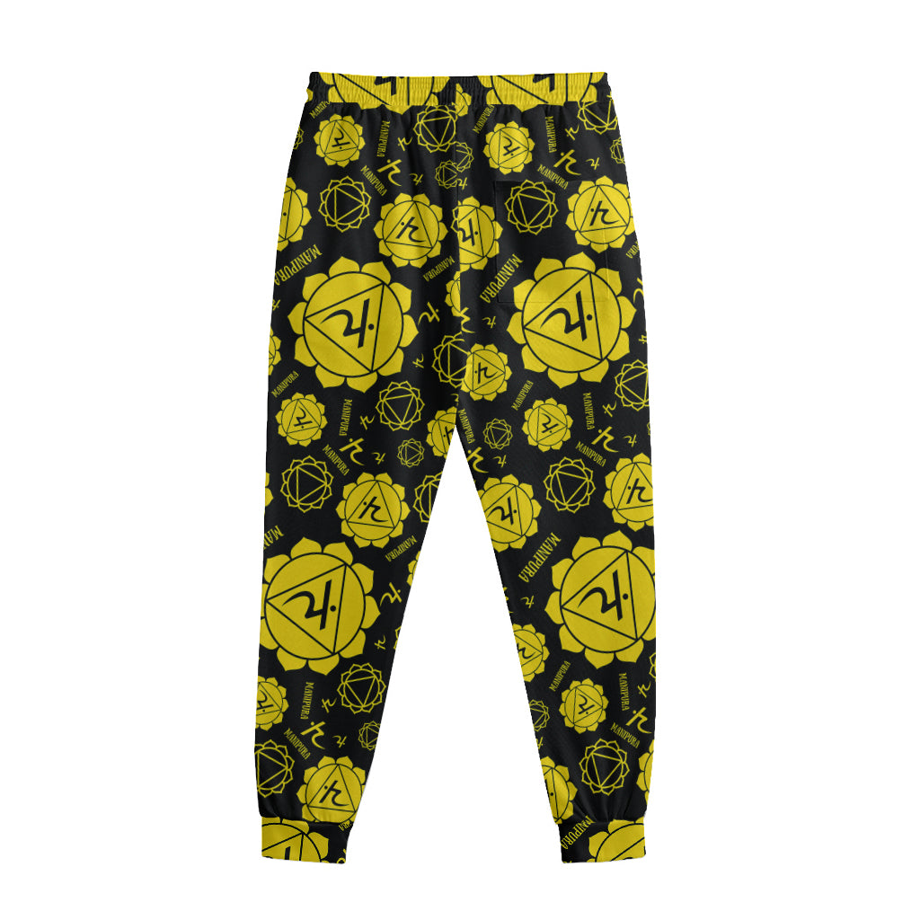 Manipura Chakra Pattern Print Sweatpants