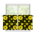 Manipura Chakra Pattern Print Tier Curtains