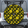 Manipura Chakra Pattern Print Tire Cover With Camera Hole