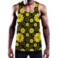 Manipura Chakra Pattern Print Men's Workout Tank Top