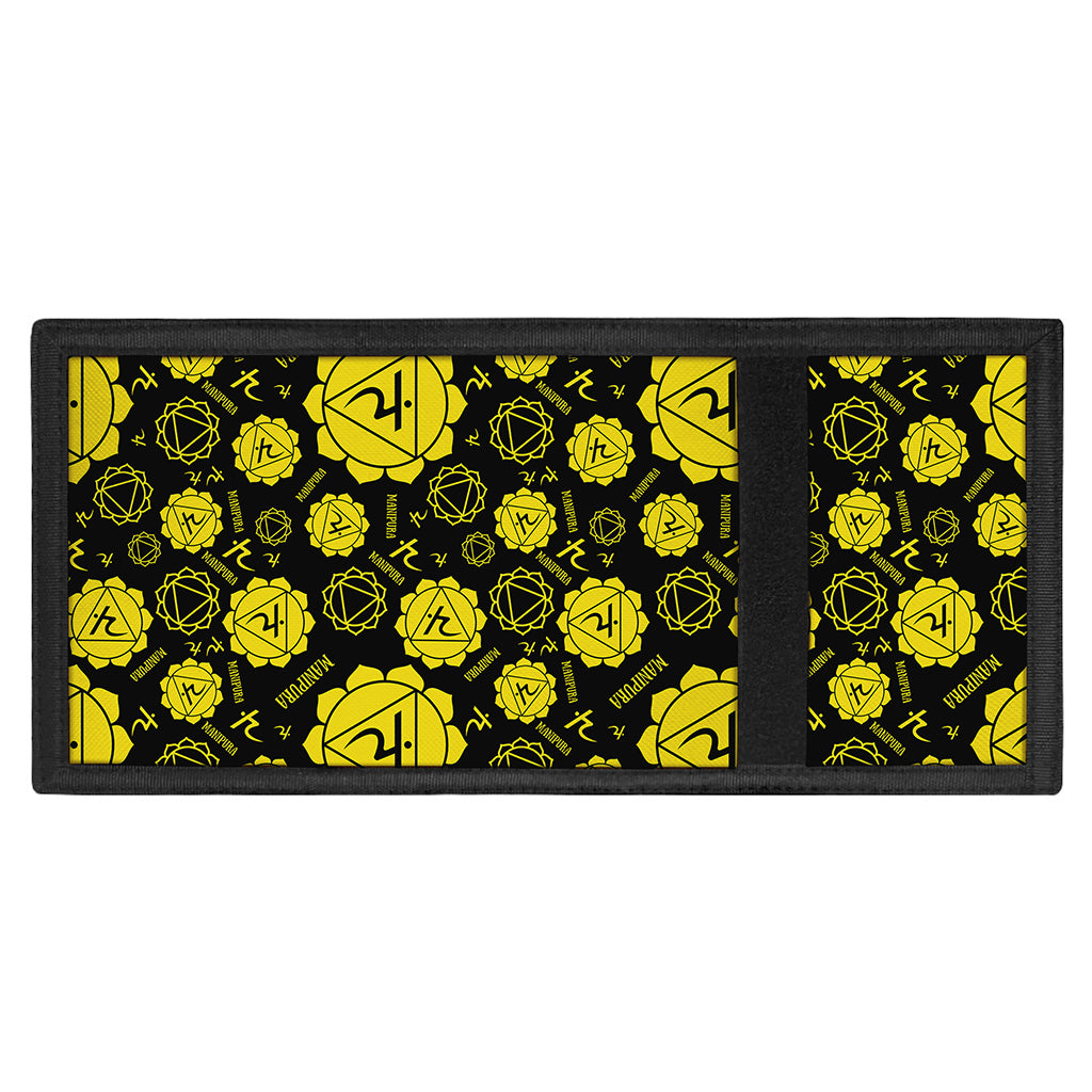 Manipura Chakra Pattern Print Trifold Wallet